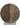Handgeweven viscose vloerkleed Noemi bruin rond